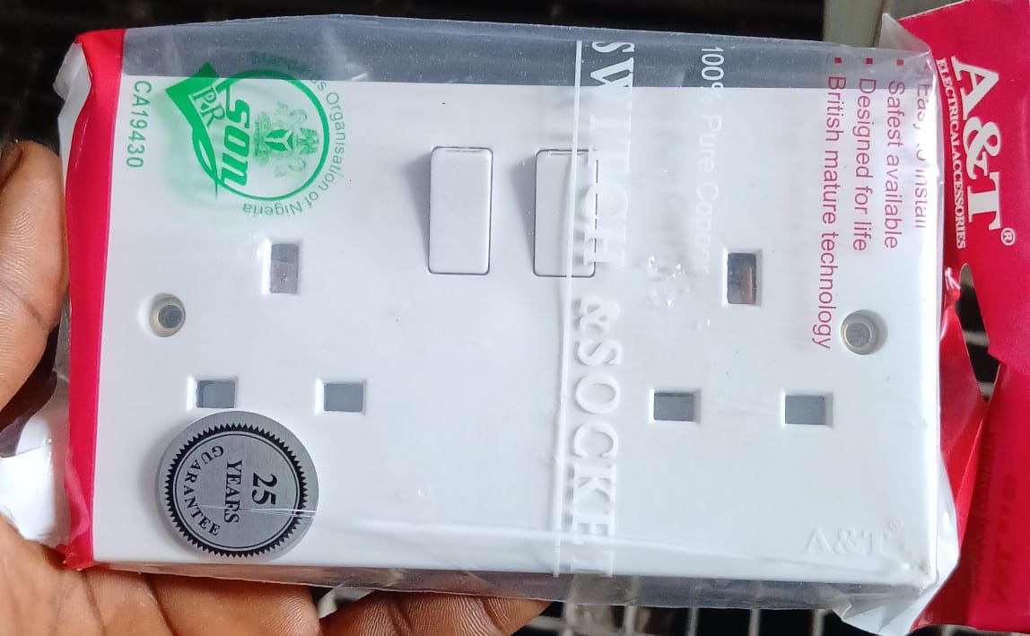 Packaged double wall socket accessory